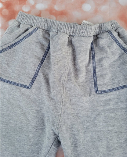 Boys First Impression gray pants blue trim 24m - I Bought a Yard Sale