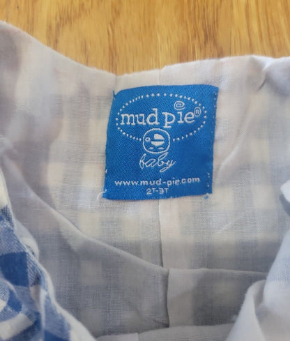 Boys Mudpie 2T - 3T plaid overalls - I Bought a Yard Sale