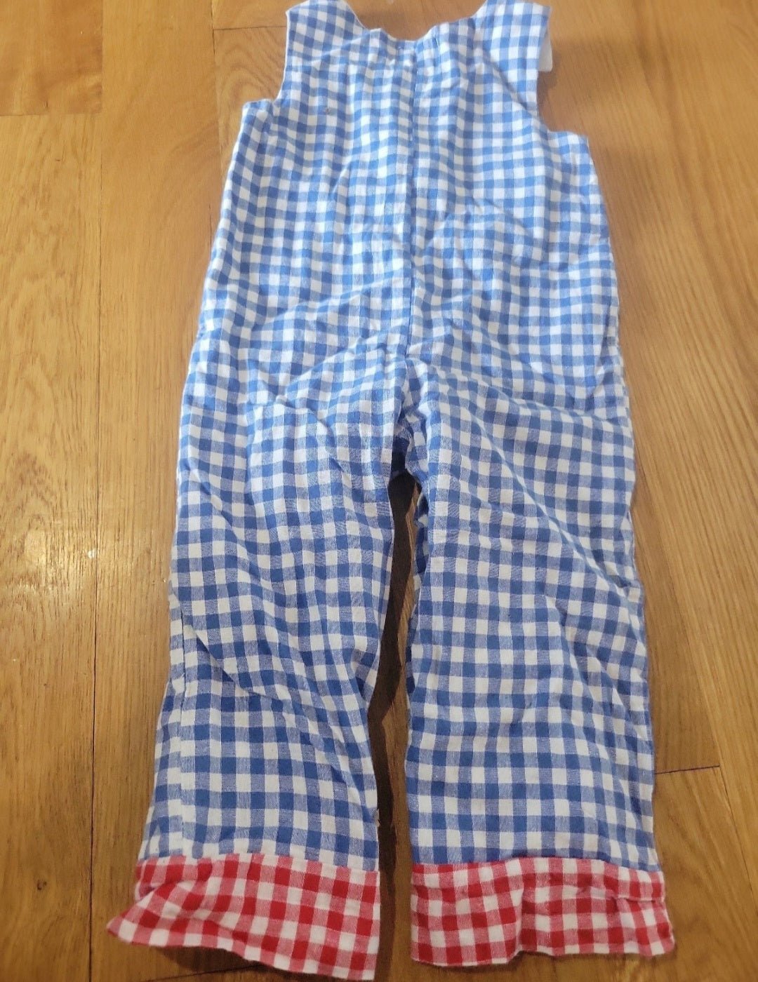 Boys Mudpie 2T - 3T plaid overalls - I Bought a Yard Sale