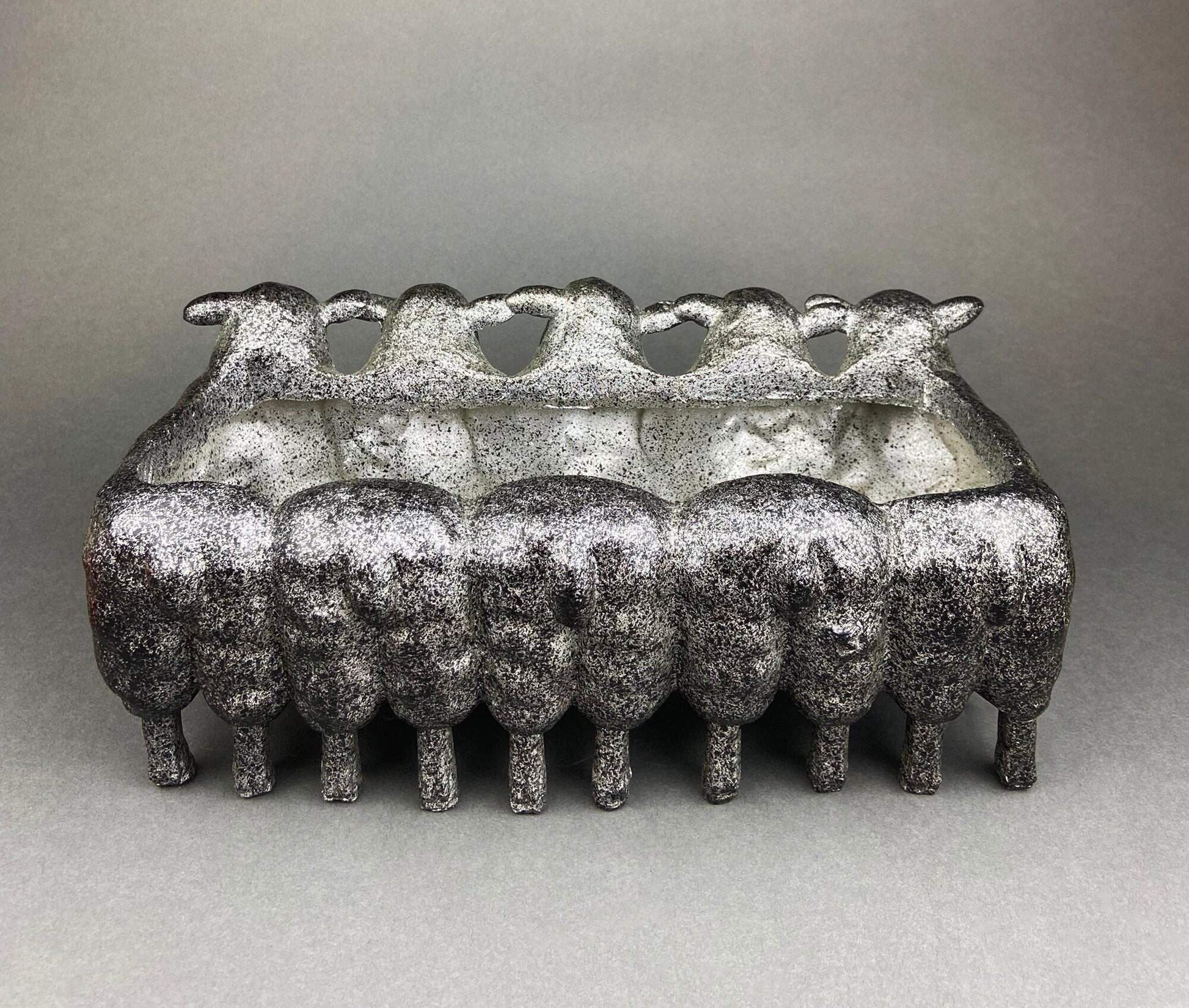 Brass Planter Shaped like Swan. Bird Shaped Herb Planter. Green House Decor. Window Sill Decor. - I Bought a Yard Sale