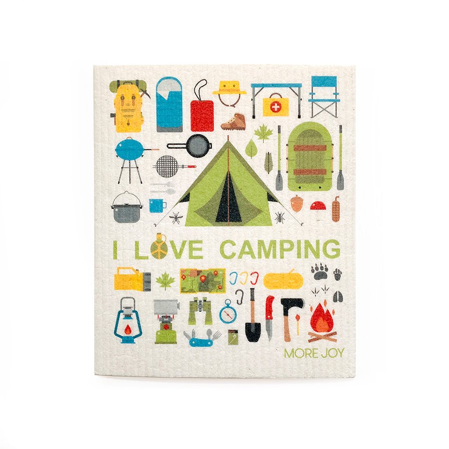 Camping Swedish Dishcloth - I Bought a Yard Sale