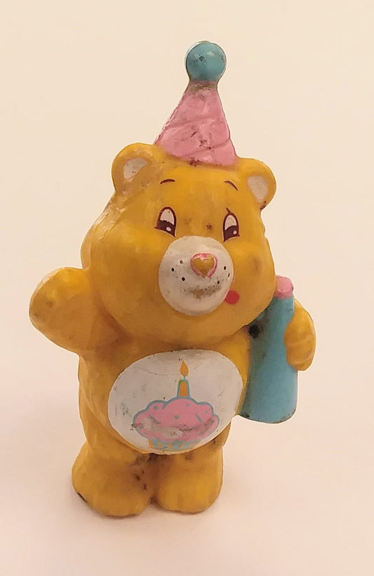 Care Bears mini figure - Birthday Bear (with hat) - I Bought a Yard Sale
