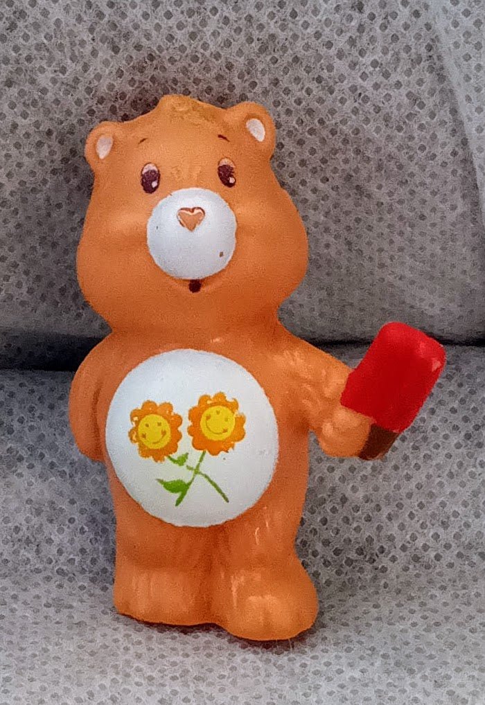 Care Bears mini figure - Friend Bear (with popcicle) - I Bought a Yard Sale