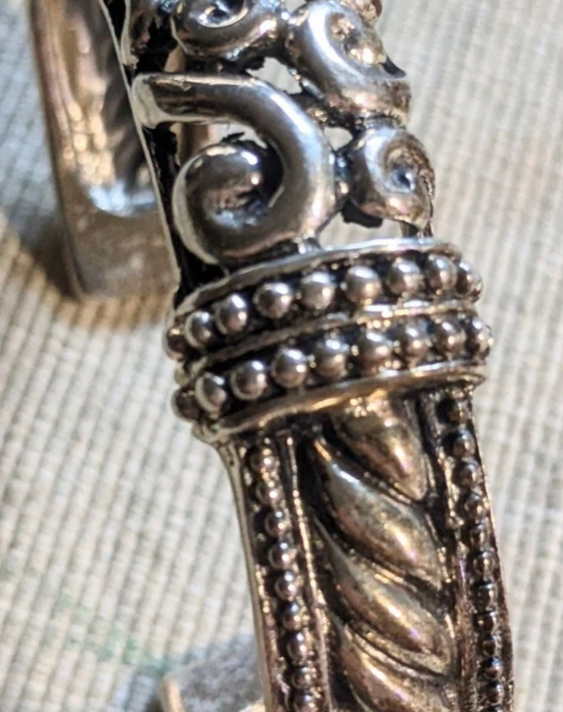 Carolyn Pollack Relios Sterling Silver 925 Scroll Filigree Cuff Bracelet - I Bought a Yard Sale