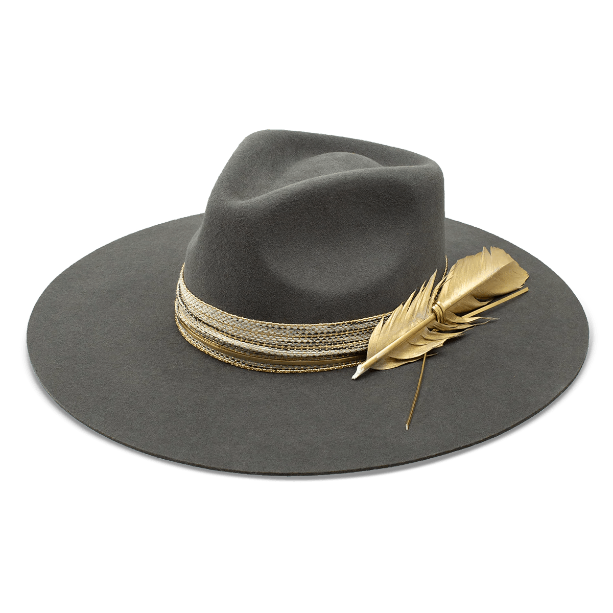 Charlie 1 Horse Smoke Ain't Clear - Wool Felt Cowgirl Hat - I Bought a Yard Sale