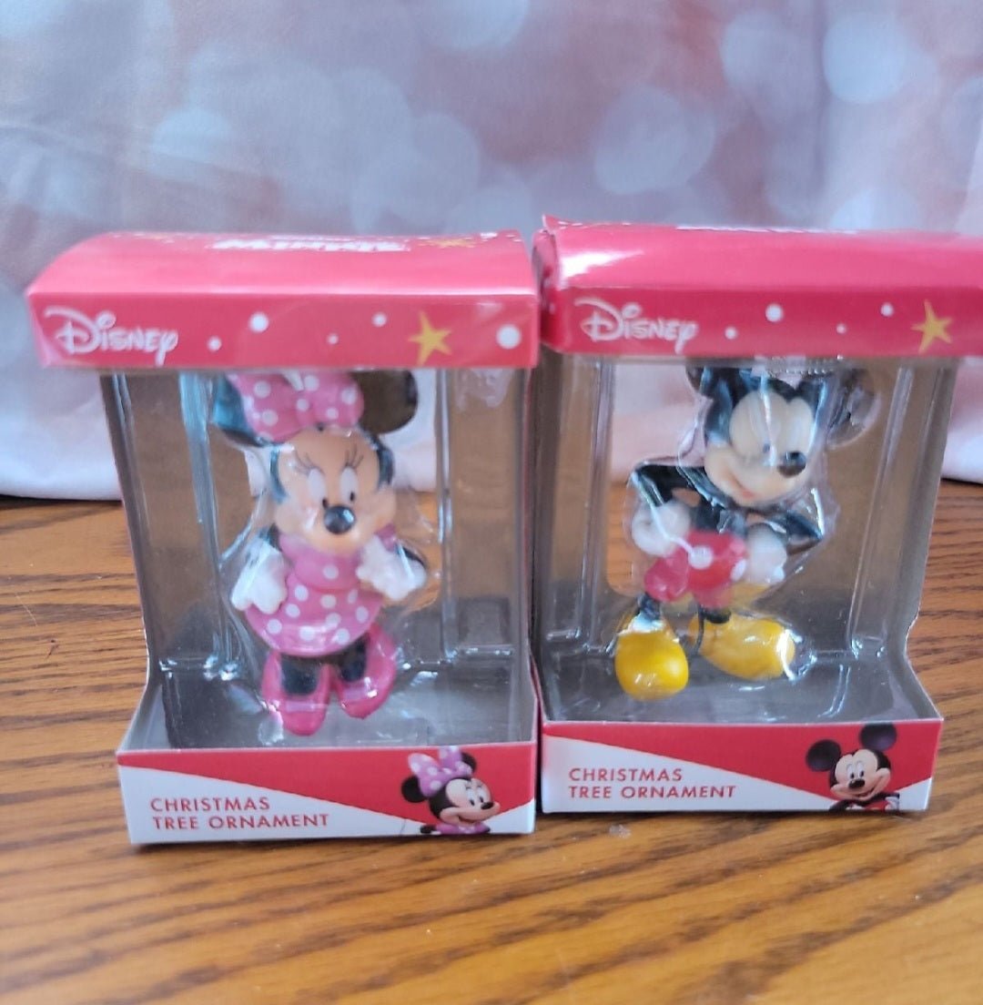 Charming set of Mickey and Minnie Mouse ornaments! - I Bought a Yard Sale