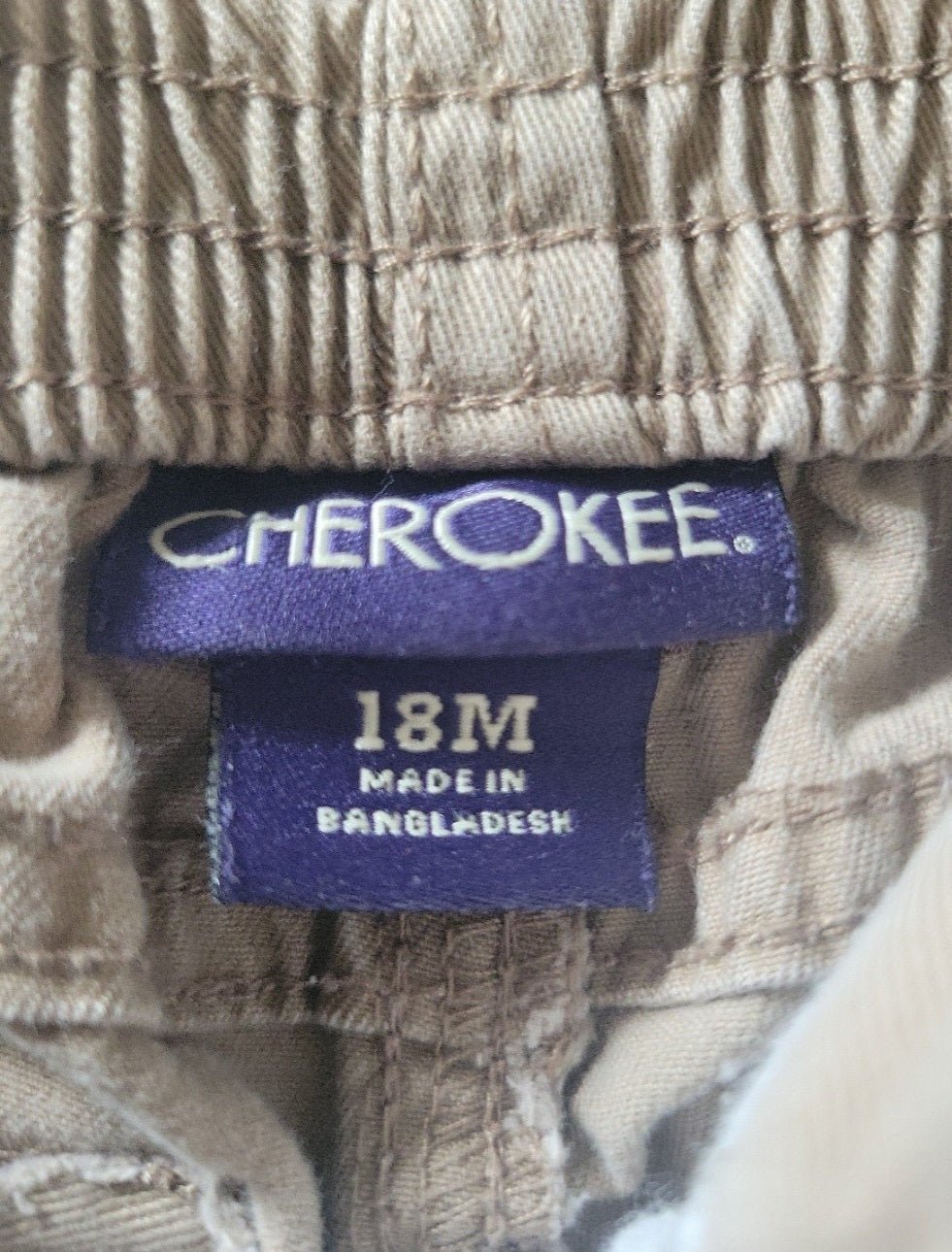 Cherokee Tan Carpenter Pants 18M - I Bought a Yard Sale