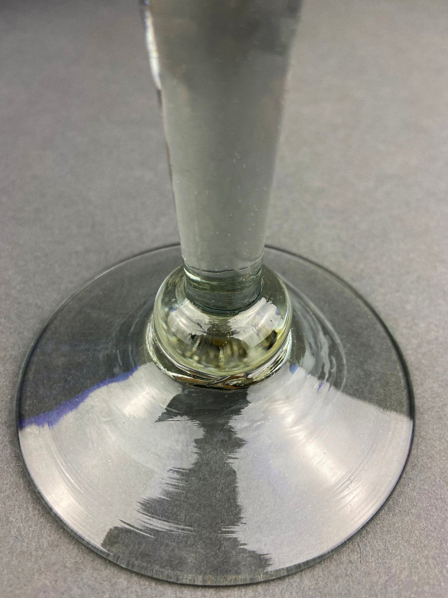 Cobalt Blue Hand Blown Stemware. Set of Six Heavy Spanish/Mexican Style Stemed Glasses. Primitive Drinkware. Stylish Barware. - I Bought a Yard Sale