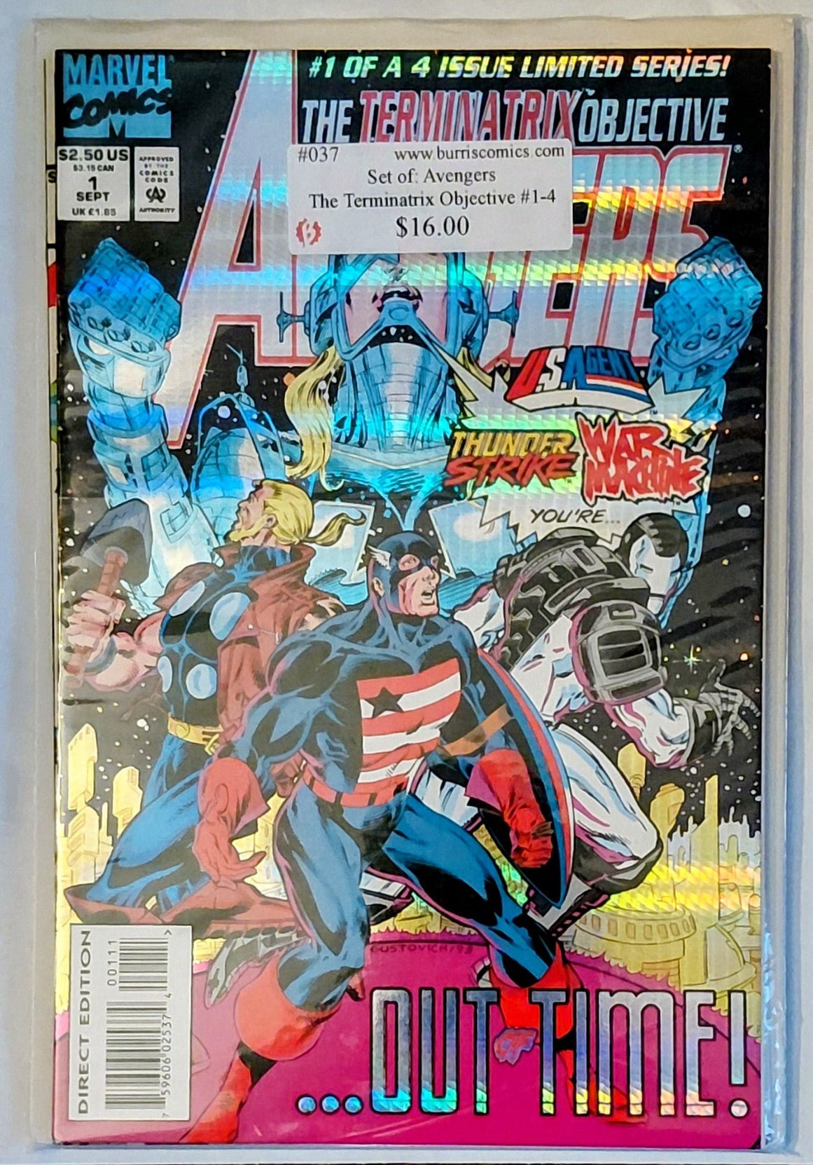 Comic Book Set: Avevgers Terminatrix Objective 1 - 4, Marvel Comics - I Bought a Yard Sale