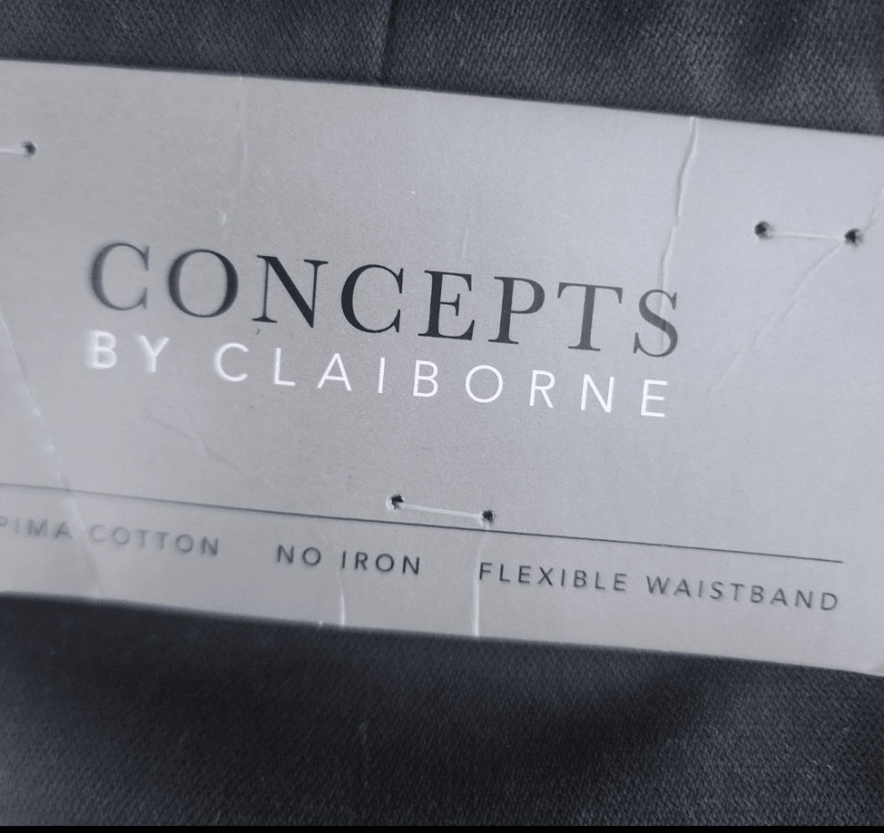 Concept by Claiborne Men's Black Pants 40"x 34"L - I Bought a Yard Sale
