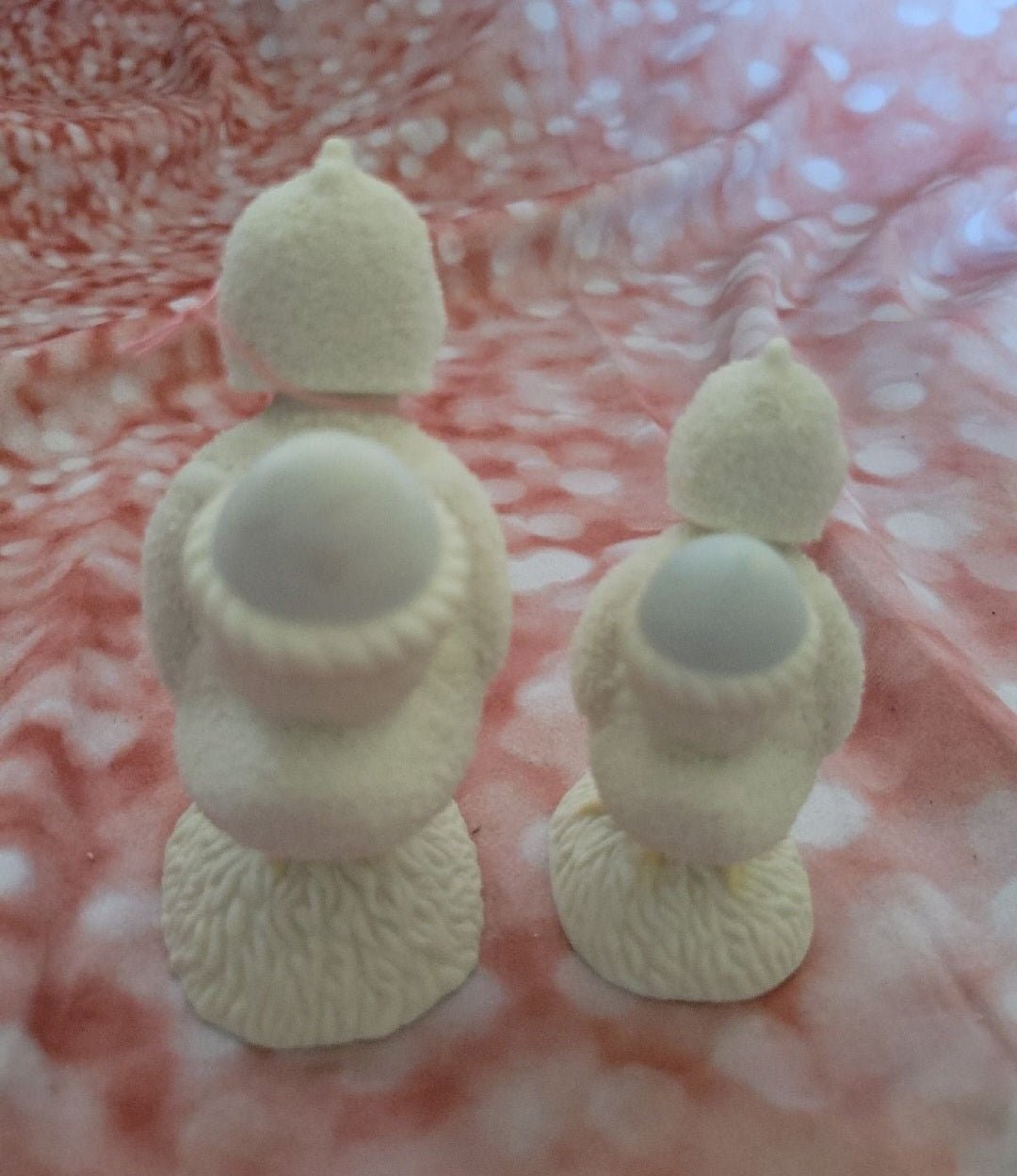 Dept 56 Two Chick Easter 2002 Figurines with bobble heaďs Snowbabies (1005) - I Bought a Yard Sale