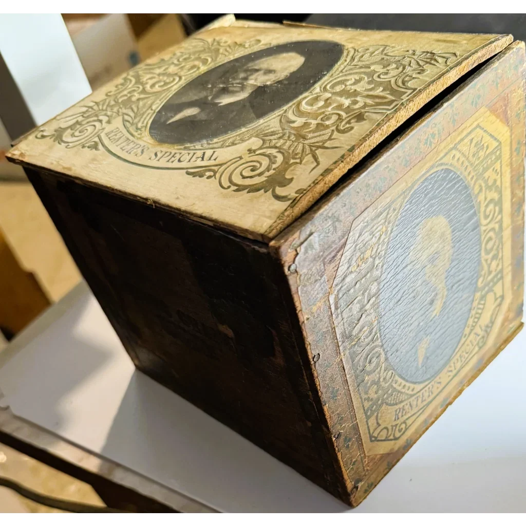 Antique Renter's Special Cigar Box 🗃️ | Louisville Kentucky Factory No. 11 | CMIU Union Label | 1900s
