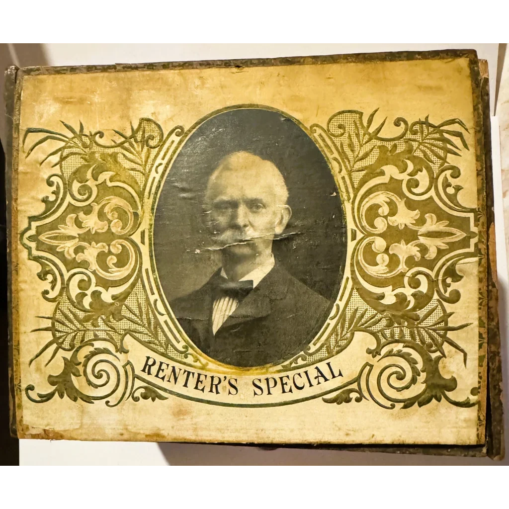 Antique Renter's Special Cigar Box 🗃️ | Louisville Kentucky Factory No. 11 | CMIU Union Label | 1900s