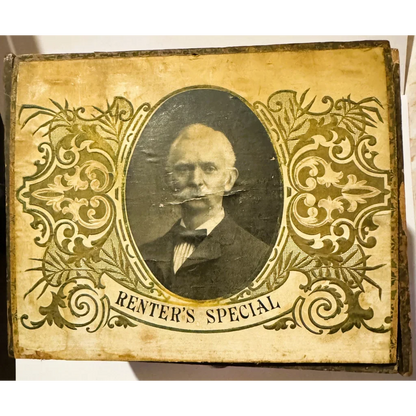 Antique Renter's Special Cigar Box 🗃️ | Louisville Kentucky Factory No. 11 | CMIU Union Label | 1900s