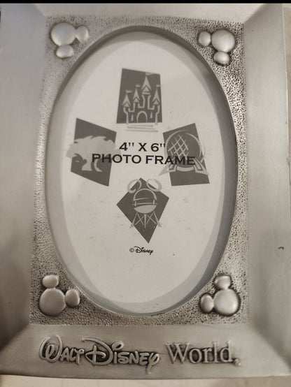 Disney World Mickey 100 Years Anniversary Pewter book, frame w Collector’s Pin - I Bought a Yard Sale