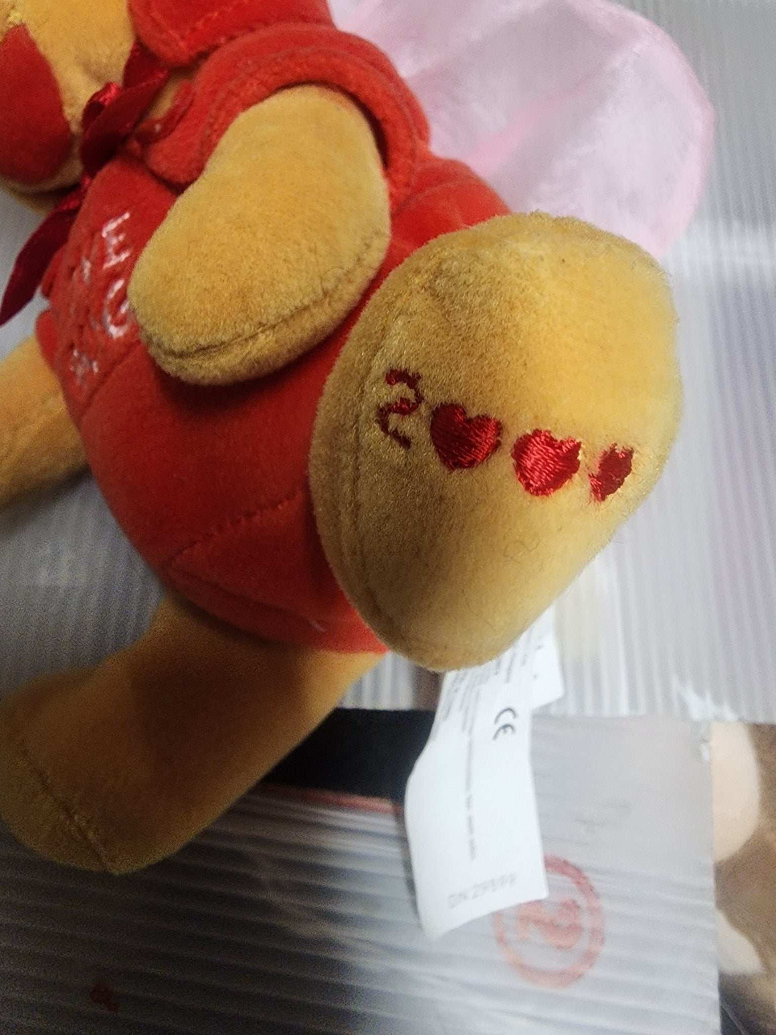 Disney’s Winnie the Pooh FIREFLY POOH 8” Mini Bean Bag Plush Toy Love Bug Valentine - I Bought a Yard Sale