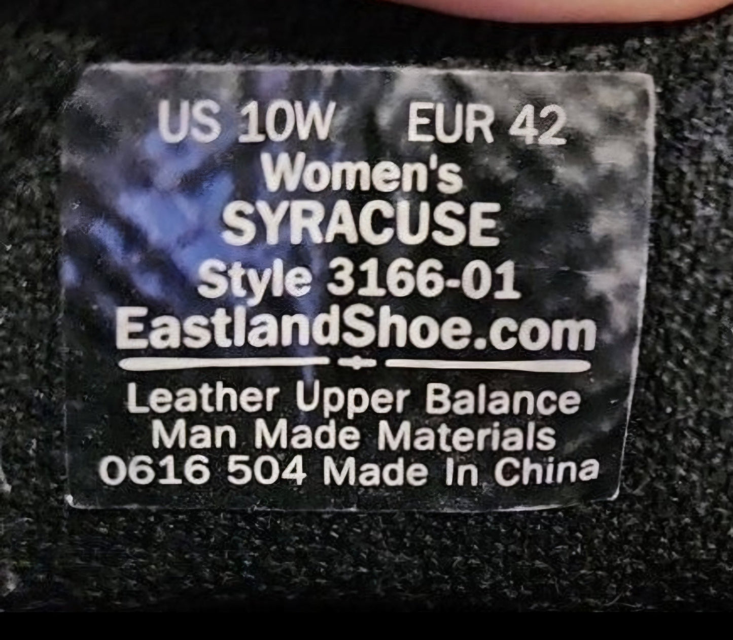 Eastland Syracuse Side Buckle Black Leather Comfort Women's Shoes Size 10W - I Bought a Yard Sale
