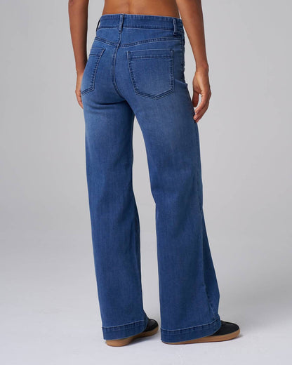 Effortless Wide Leg Jeans - I Bought a Yard Sale