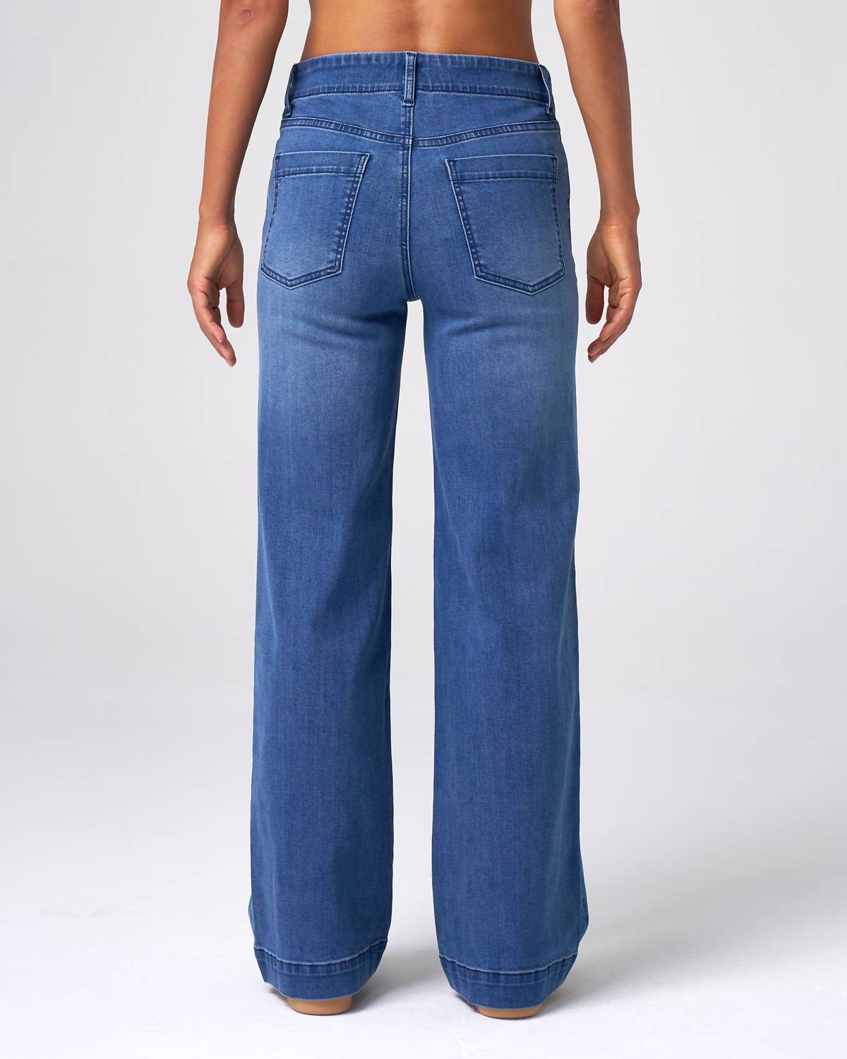 Effortless Wide Leg Jeans - I Bought a Yard Sale