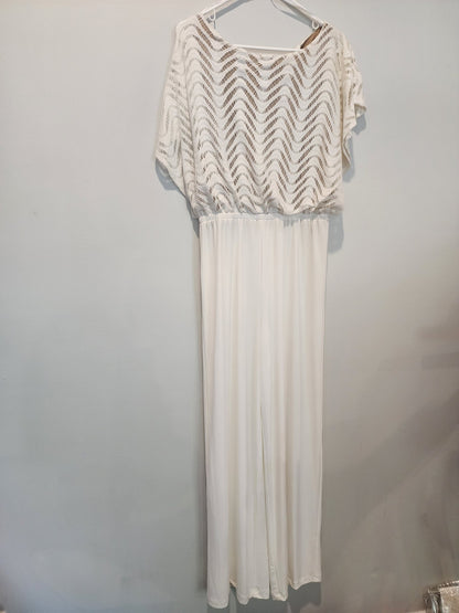 Emma & Michele Pants Jumpsuit For Women M Ivory - I Bought a Yard Sale