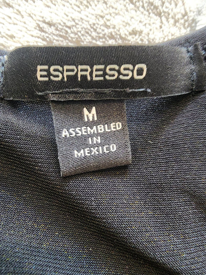 Espesso Women's Sleeveless Jumpsuit Pants Black with Gold Zipper Size M - I Bought a Yard Sale