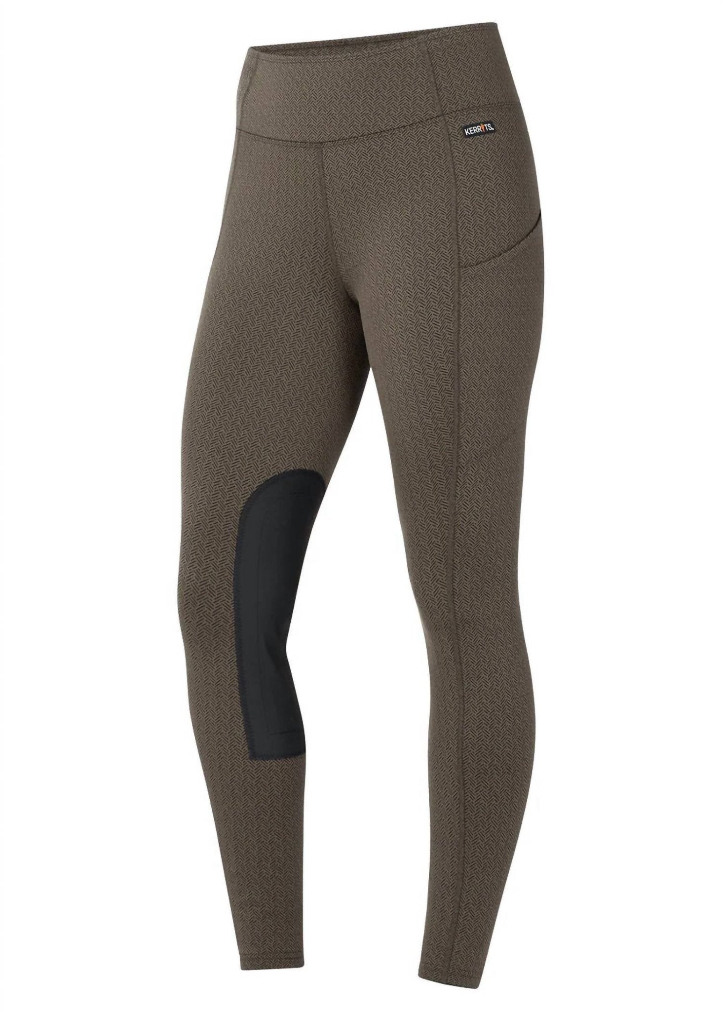 Fleece Lite Knee Patch Tights - I Bought a Yard Sale