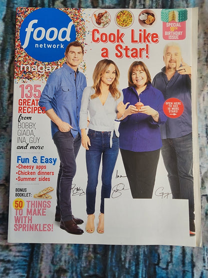 Food Network September 2018 cook like a star! 135 Great Recipes - I Bought a Yard Sale