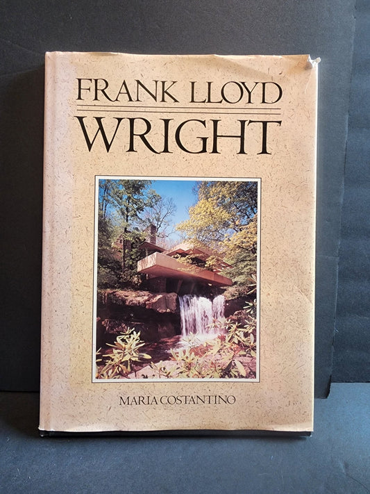Frank Lloyd Wright Hardcover Book Maria Costantino Architecture Photos Fallingwater 1991 - I Bought a Yard Sale
