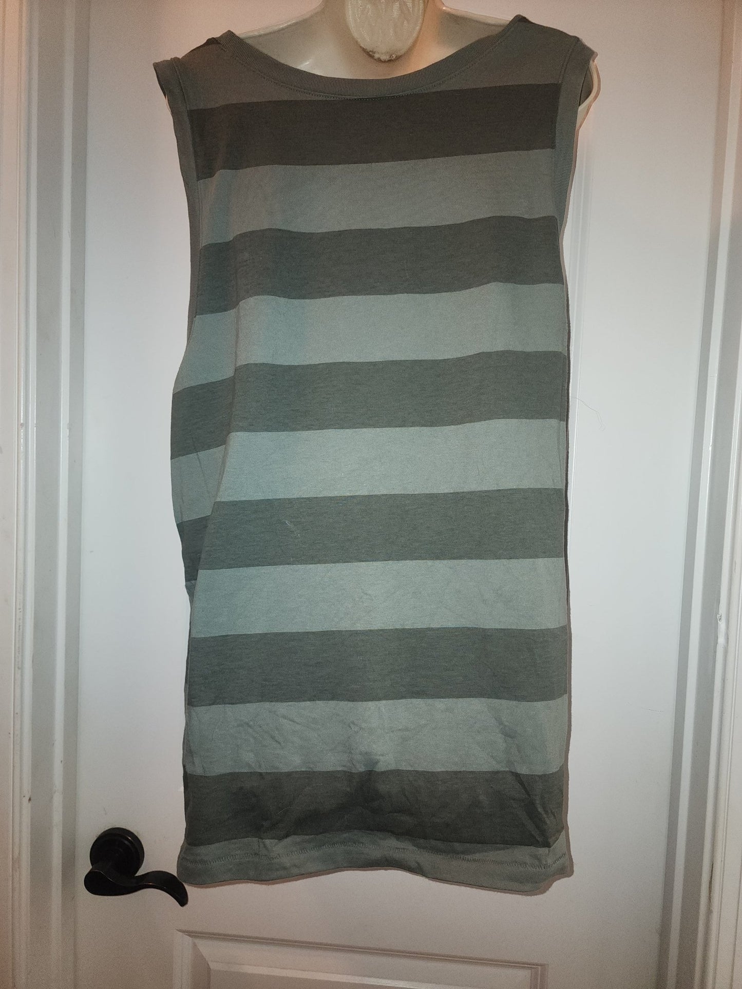 Free Assembly Tank Top Women’s Green Stripes XL - I Bought a Yard Sale