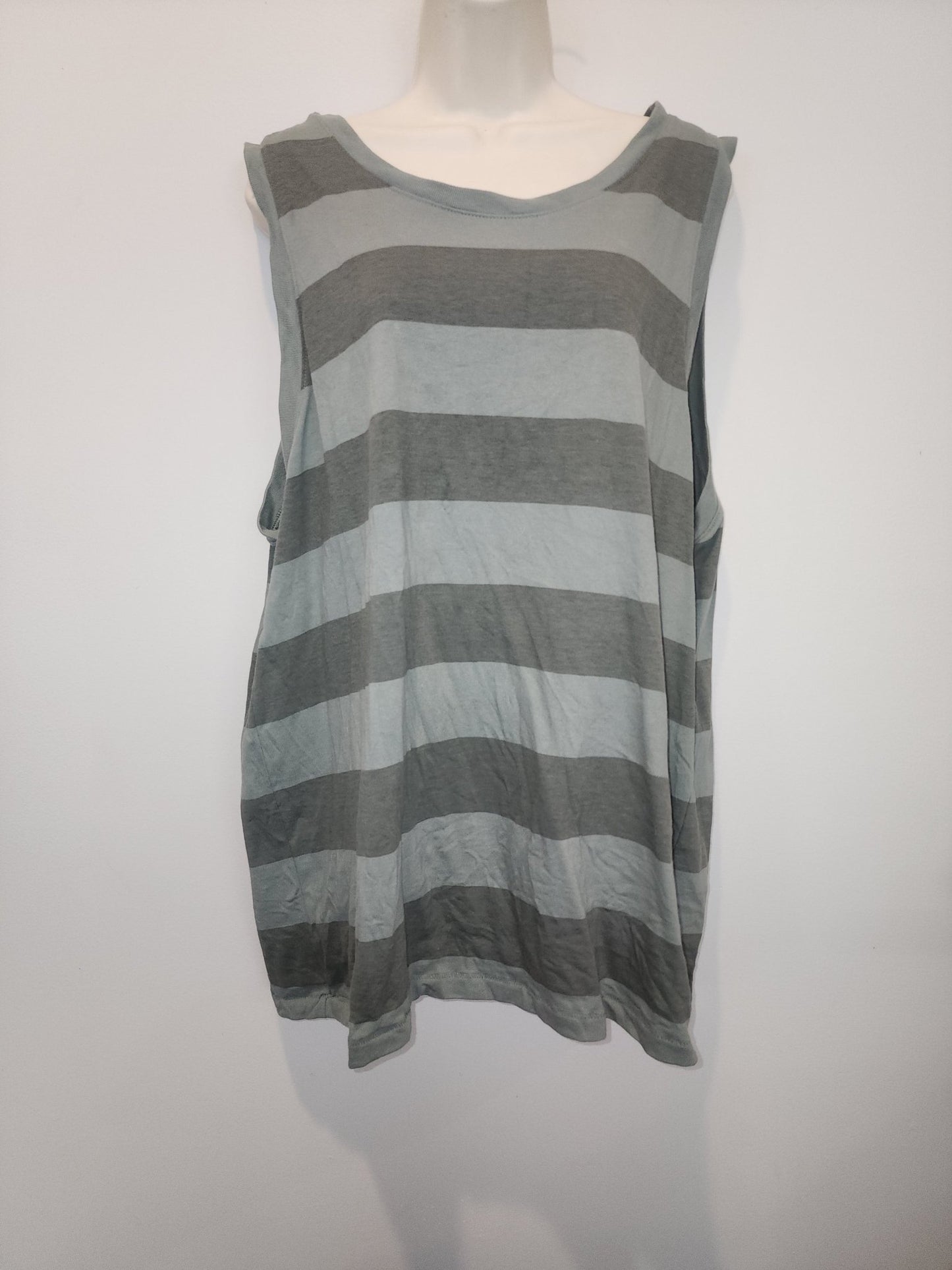 Free Assembly Tank Top Women’s Green Stripes XL - I Bought a Yard Sale