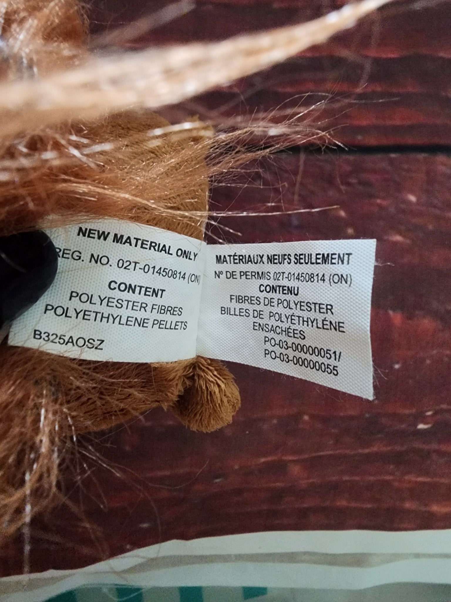 Fuzzee Tails squirrel Plush Nutty New 4" Furry Tail - I Bought a Yard Sale