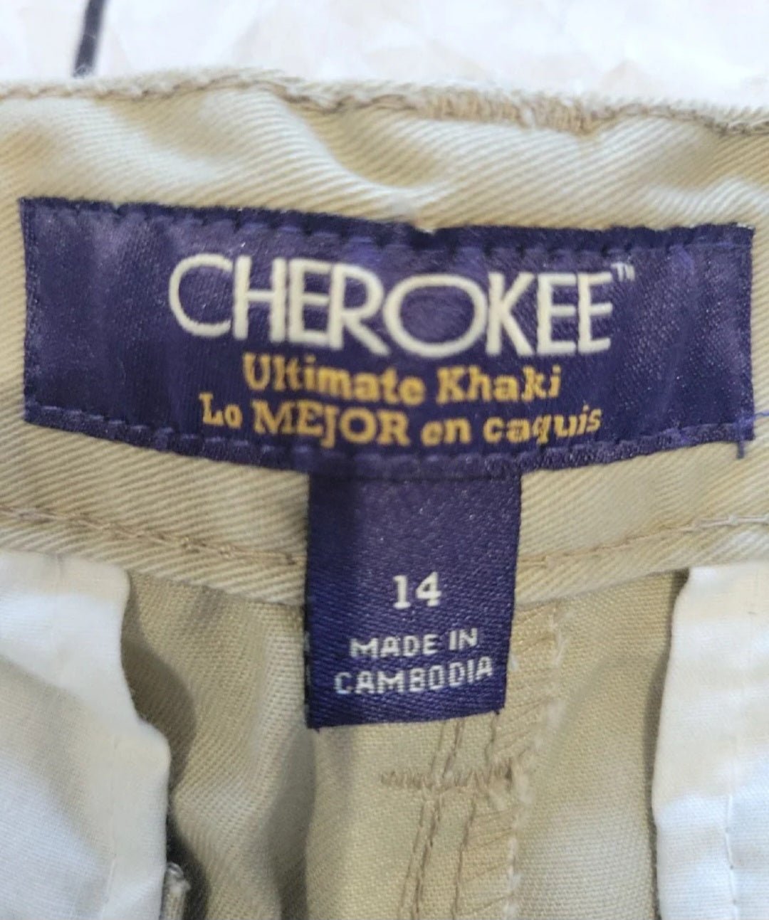 Girl's Khaki school uniform Pants size 14 - I Bought a Yard Sale