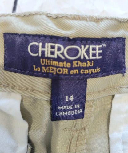 Girl's Khaki school uniform Pants size 14 - I Bought a Yard Sale