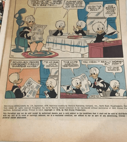 Gold Key Comic Walt Disney Donald Duck Plumber No. 175 copyright 1976 - I Bought a Yard Sale