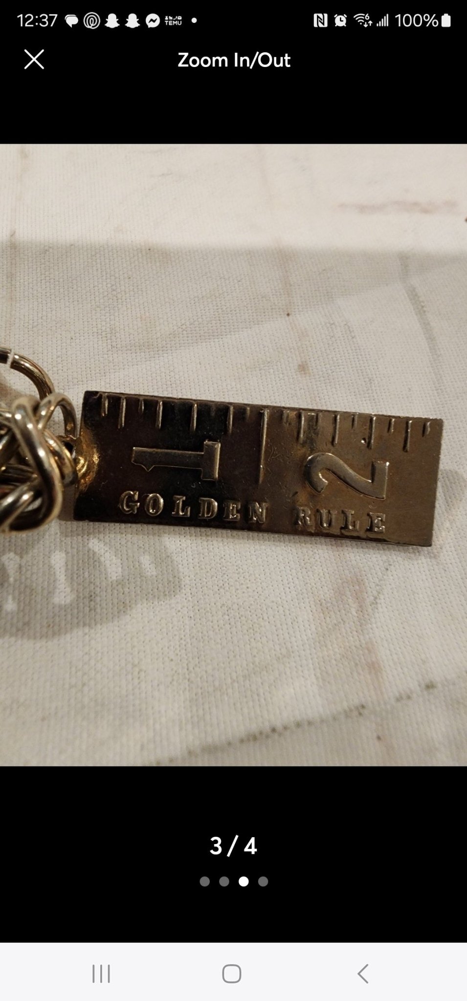 Golden Rule Bracelet Do unto others Matt. 7 - 12 - I Bought a Yard Sale