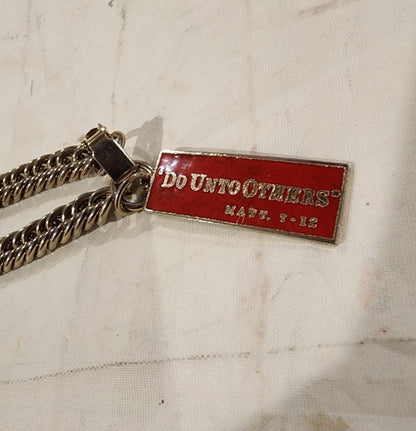 Golden Rule Bracelet Do unto others Matt. 7 - 12 - I Bought a Yard Sale