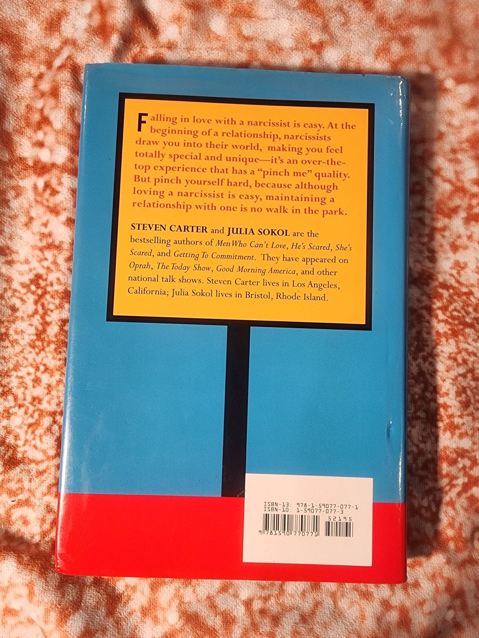 Help! I'M IN love with a Narcissist by Steven Carter & Julia Sokol HB Book - I Bought a Yard Sale