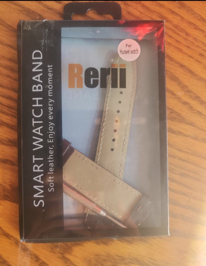 Huawei smart watch Brown Leather band, open box, never used. Sku 521 - I Bought a Yard Sale