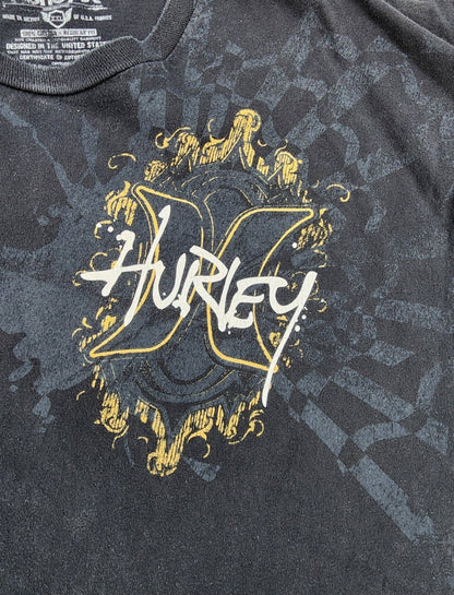 Hurley Men's Navy and Yellow T-shirt XXL - I Bought a Yard Sale