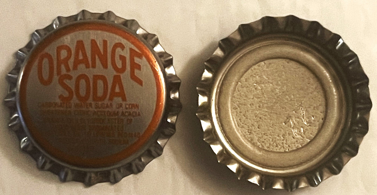 Vintage NOS 1970s Orange Soda Bottle Cap 🍊 Americana Memorabilia 🥤