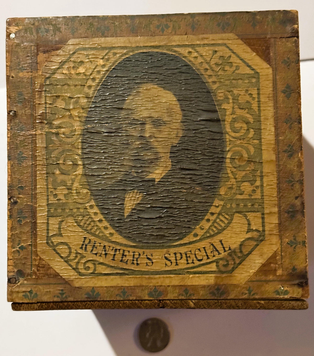 Antique Renter's Special Cigar Box 🗃️ | Louisville Kentucky Factory No. 11 | CMIU Union Label | 1900s