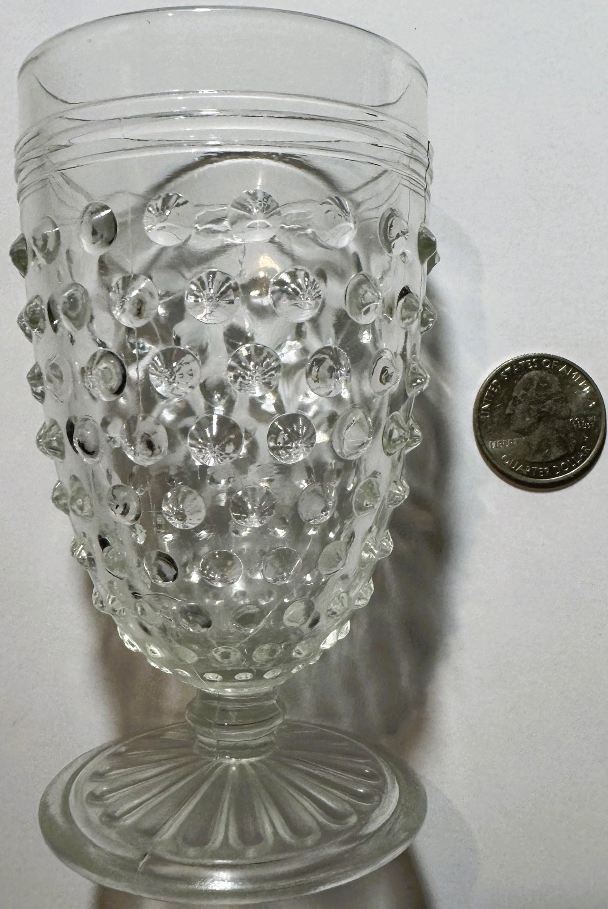 Vintage 1950s Anchor Hocking Hobnail Pieces, Shot and Juice Glass, Americana!