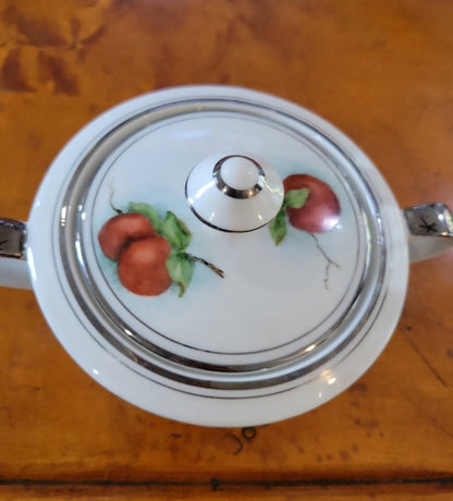 Imperial China Dalton Assoc Sincerity 318 pattern Sugar Bowl Apples - I Bought a Yard Sale