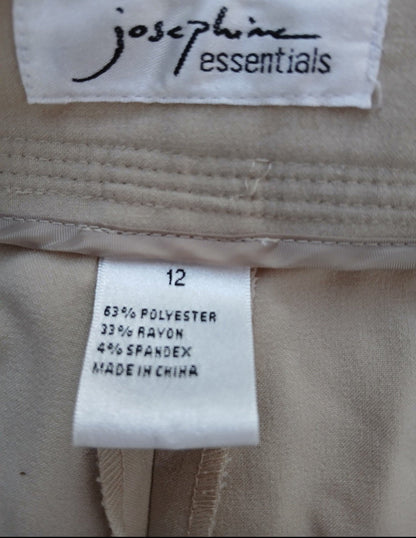JOSEPHINE Essentials Women's Tan Dress Pants size 12 - I Bought a Yard Sale