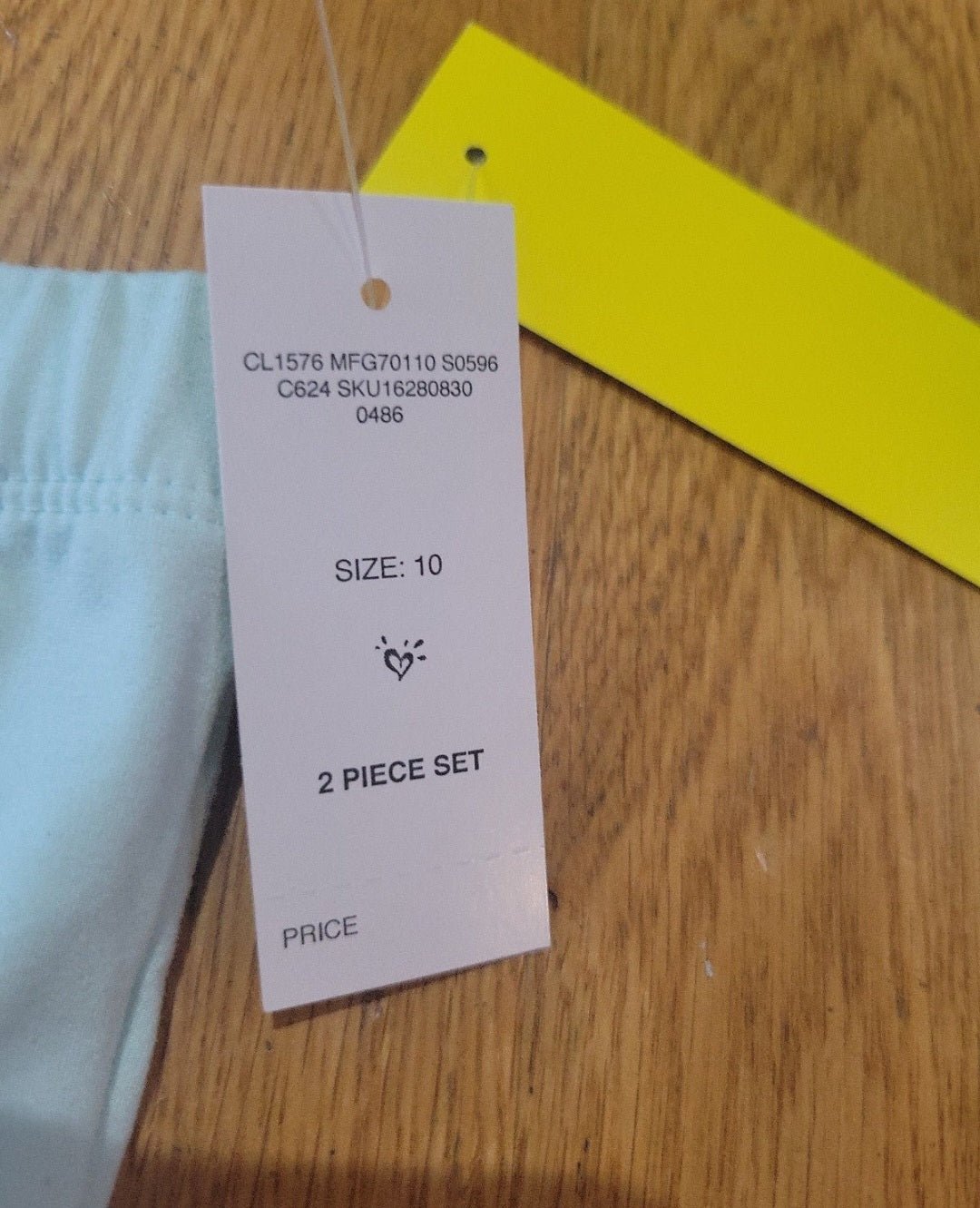 Justice sleep night pants size 10 mint color - I Bought a Yard Sale