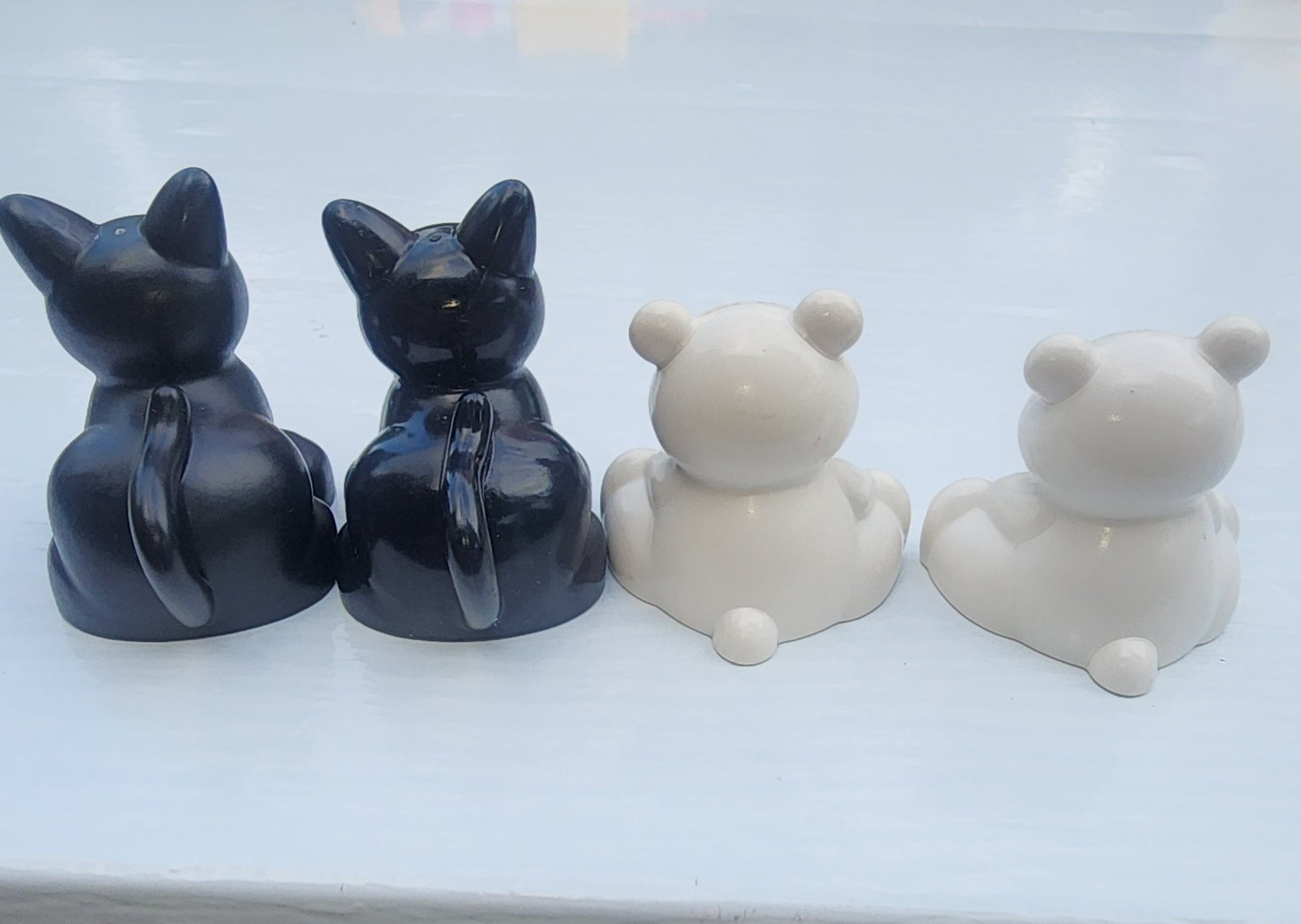 LEGO DUPLO Lot: 2 Black Cats & 2 Polar Bears Minifigures/Figures - I Bought a Yard Sale