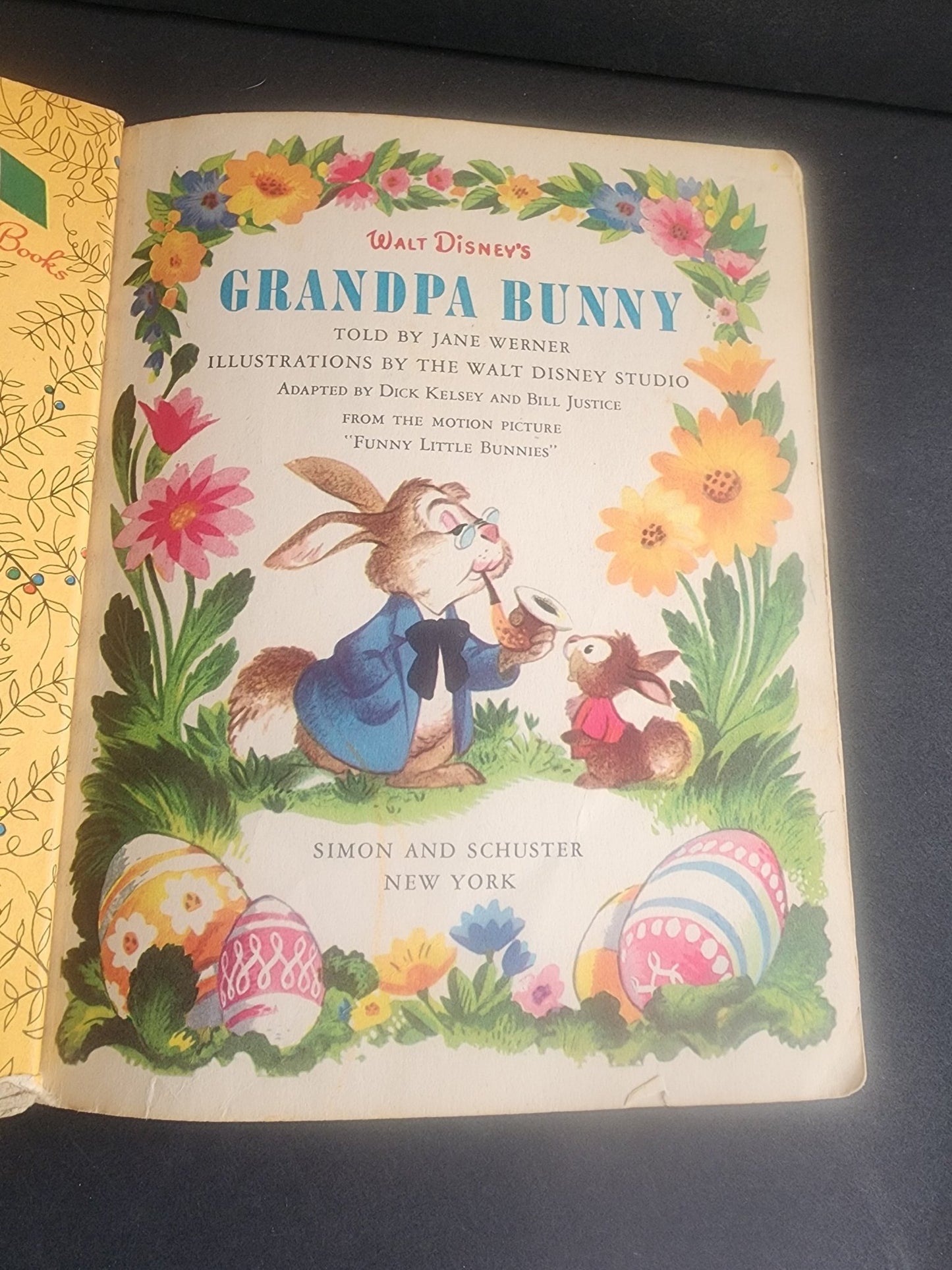 Little Golden Book Grandpa Bunny First Edition A 1951 - I Bought a Yard Sale