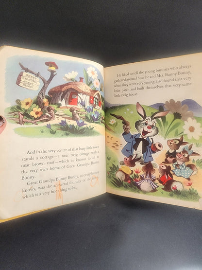 Little Golden Book Grandpa Bunny First Edition A 1951 - I Bought a Yard Sale