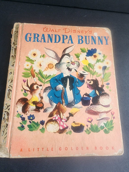 Little Golden Book Grandpa Bunny First Edition A 1951 - I Bought a Yard Sale
