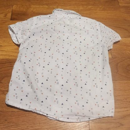 Little Lad Toddler Boy dress shirt with Vest . Size 24 Months - I Bought a Yard Sale